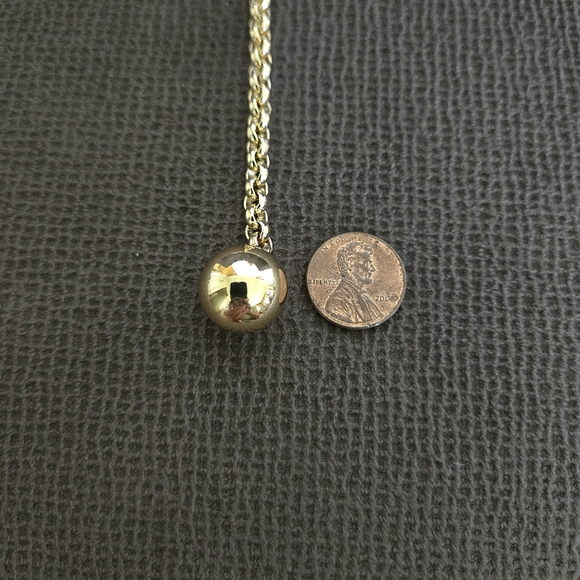 Happily😄 Grey🩶 Gold💛 Lariat Necklace - NWT - Picture 8 of 16